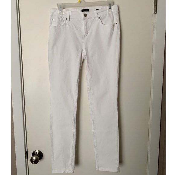 JONES New York White Denim Jeans - Picture 3 of 8